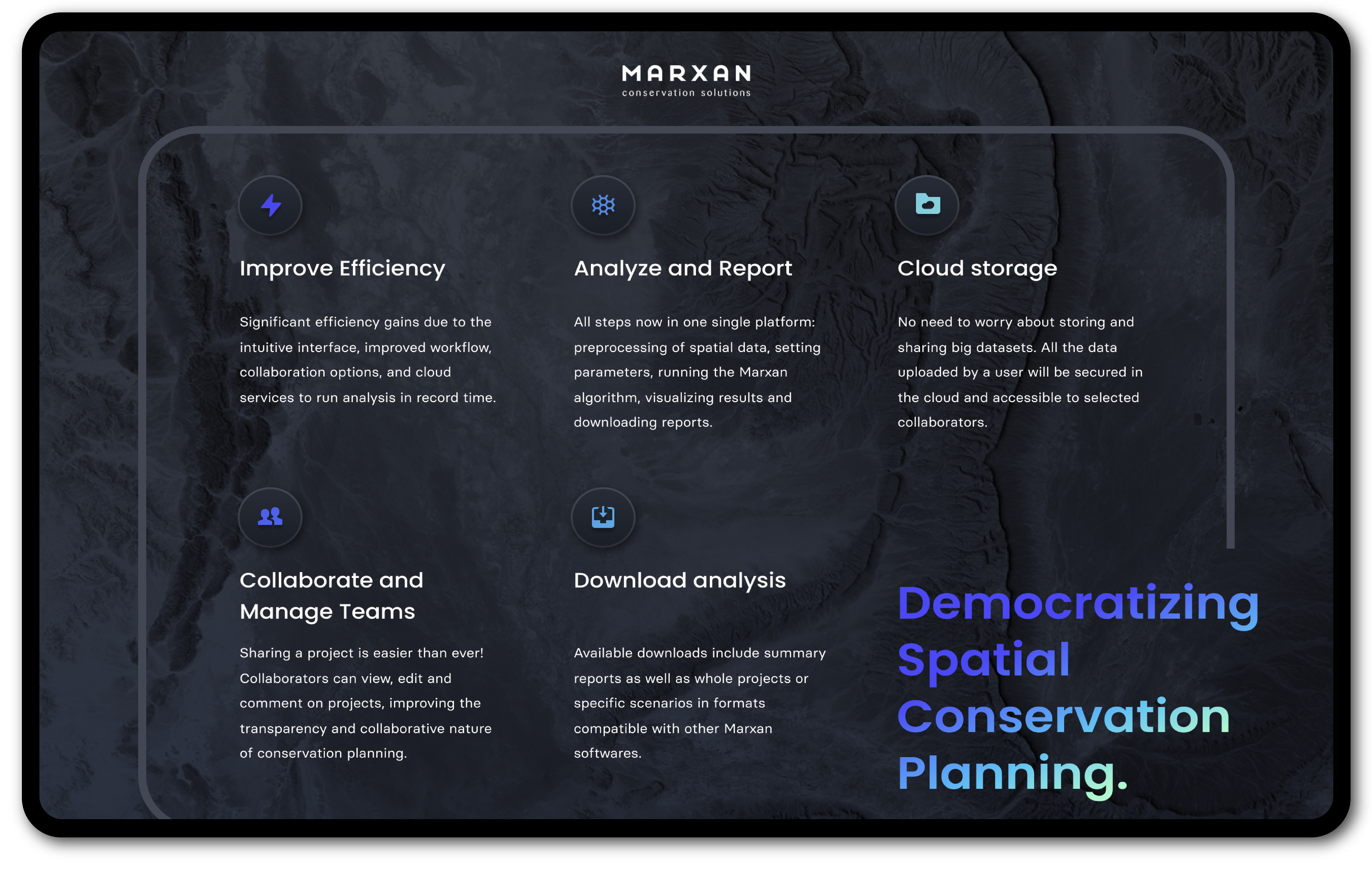 A Complex Conservation Planning System